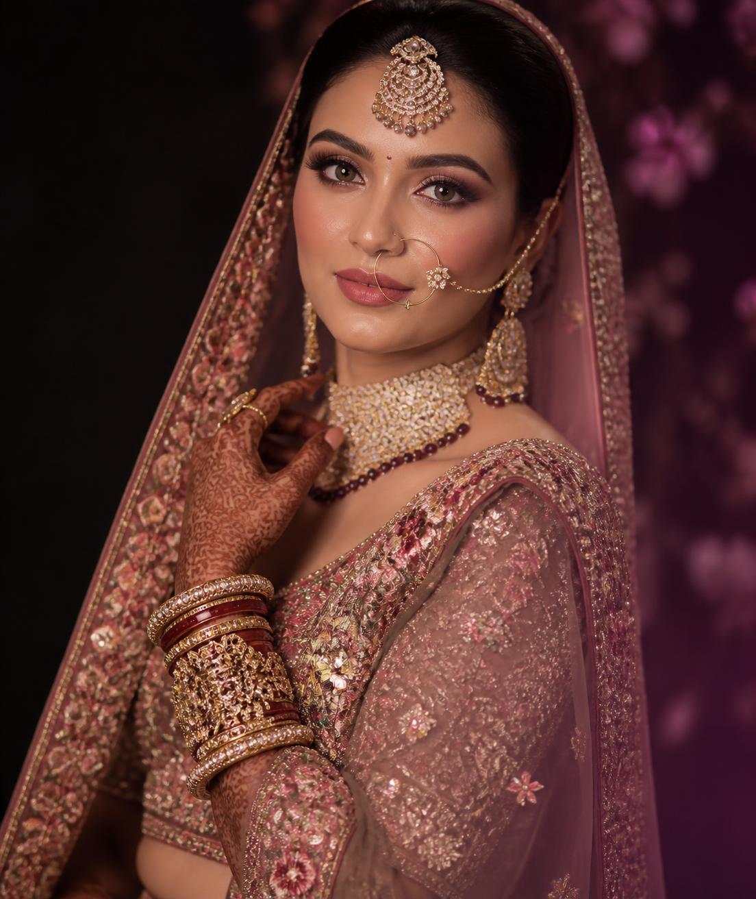 Bridal makeup by My Salounge
